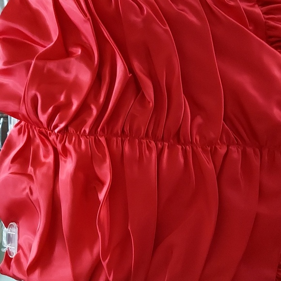 Vintage 80s/90s Prom dress. LIKE NEW red size 9 - Picture 16 of 16